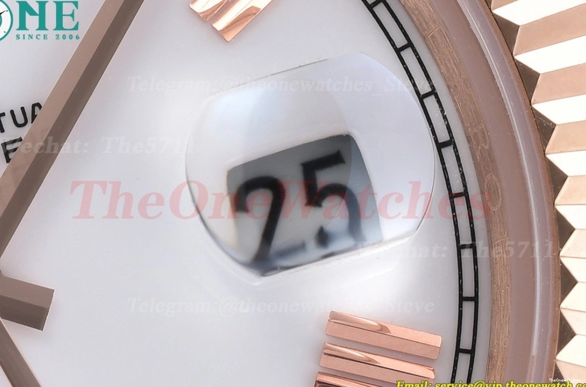 MY8215 GDF Daydate RG RG Dial White 40mm 0110